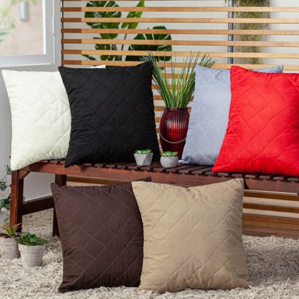 kit 8 Capas de Almofada Matelada - Elegância e Conforto em 45 x 45 cm